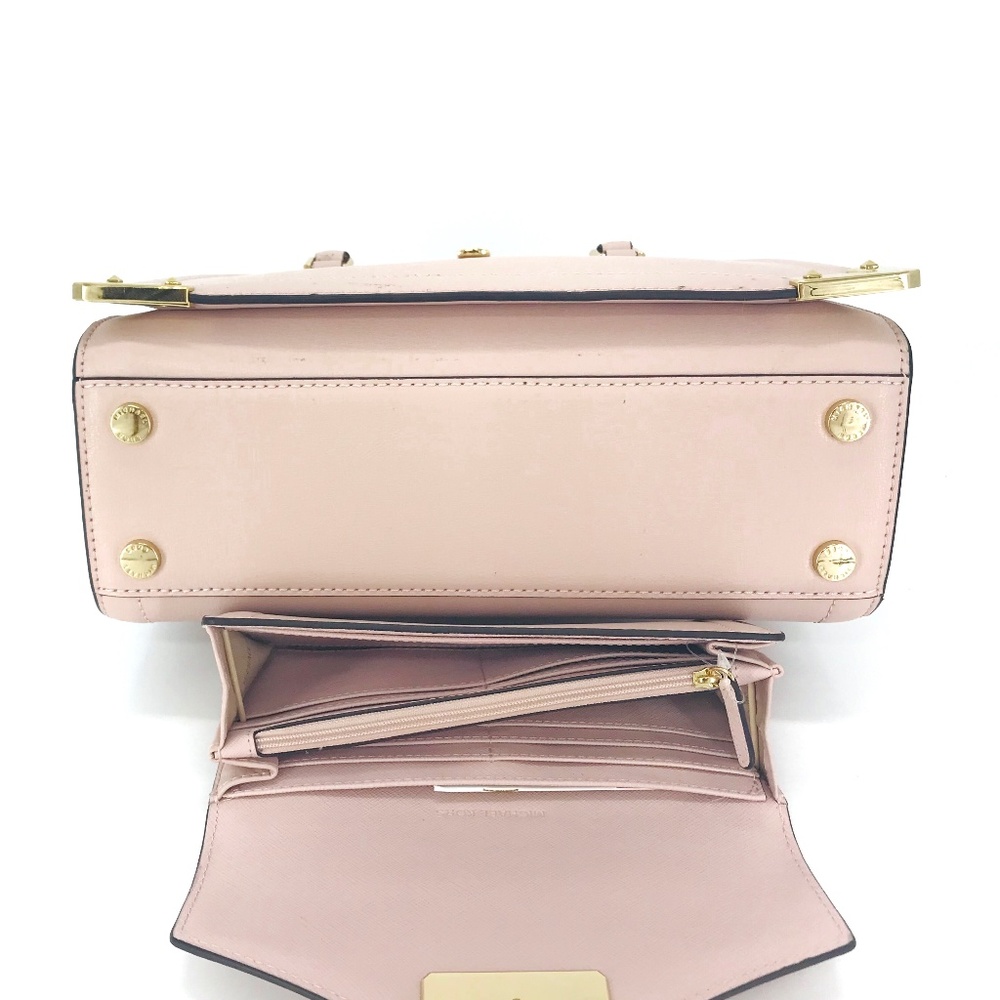 2PCS Michael Kors Kinsley Accordion Satchel Wallet - Picture 5 of 8